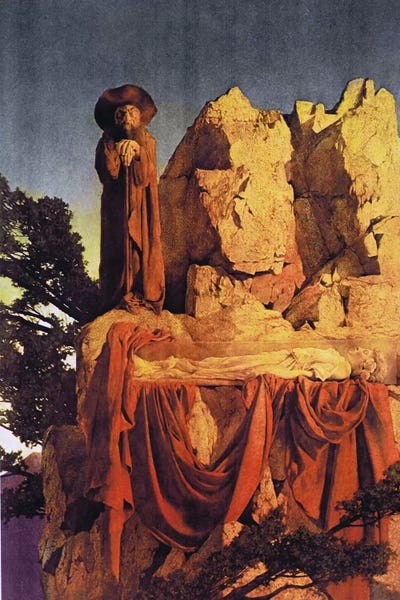 Maxfield Parrish: From the Story of Snow White by Maxfield Parrish