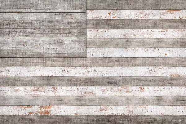 American Décor: Stars & Stripes in White by Diego Tirigall