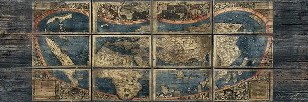 Nautical Décor: Panoramic Old World by Diego Tirigall
