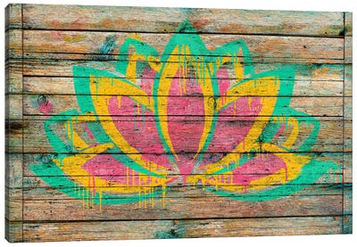 Lotus Flower Canvas Art Print - Indian Décor