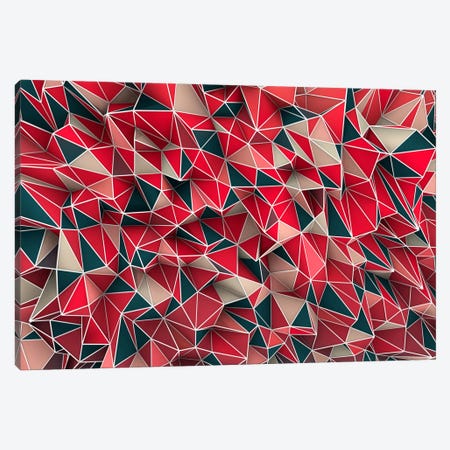 Kaos Red Canvas Print #MXS11} by Diego Tirigall Canvas Artwork