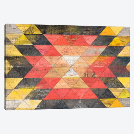 Reclaimed Triangle Pattern Canvas Print #MXS122} by Diego Tirigall Canvas Art