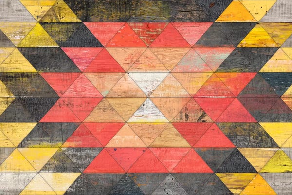 Tribal: Reclaimed Triangle Pattern by Diego Tirigall