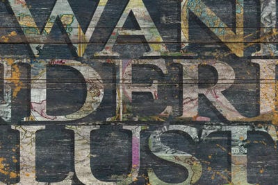 Reclaimed Wanderlust by Diego Tirigall framed canvas print