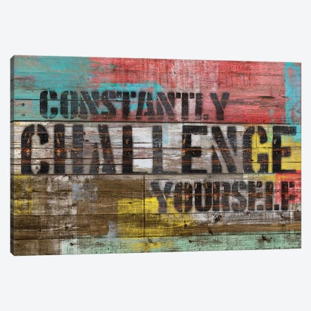 Constantly Challenge Yourself Canvas Print #MXS126} by Diego Tirigall Art Print