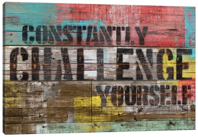 Constantly Challenge Yourself Canvas Art Print - Diego Tirigall