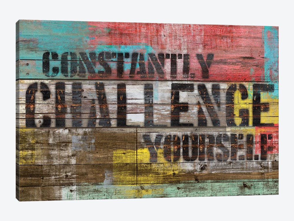 Constantly Challenge Yourself by Diego Tirigall 1-piece Canvas Wall Art