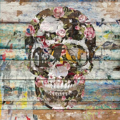 Under The Watchful Eye (Skull) by Diego Tirigall acrylic art print