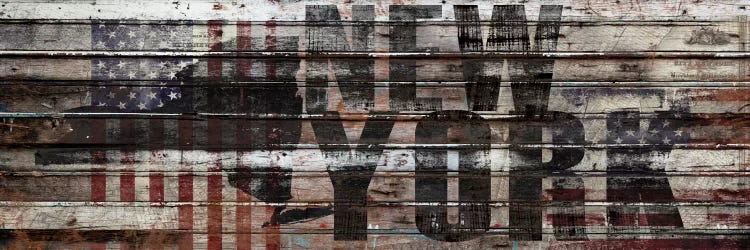 New York Distressed by Diego Tirigall wall art