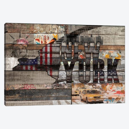 New York Forever Canvas Print #MXS155} by Diego Tirigall Canvas Art