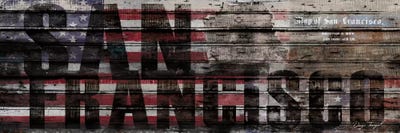 San Francisco Distressed by Diego Tirigall canvas print