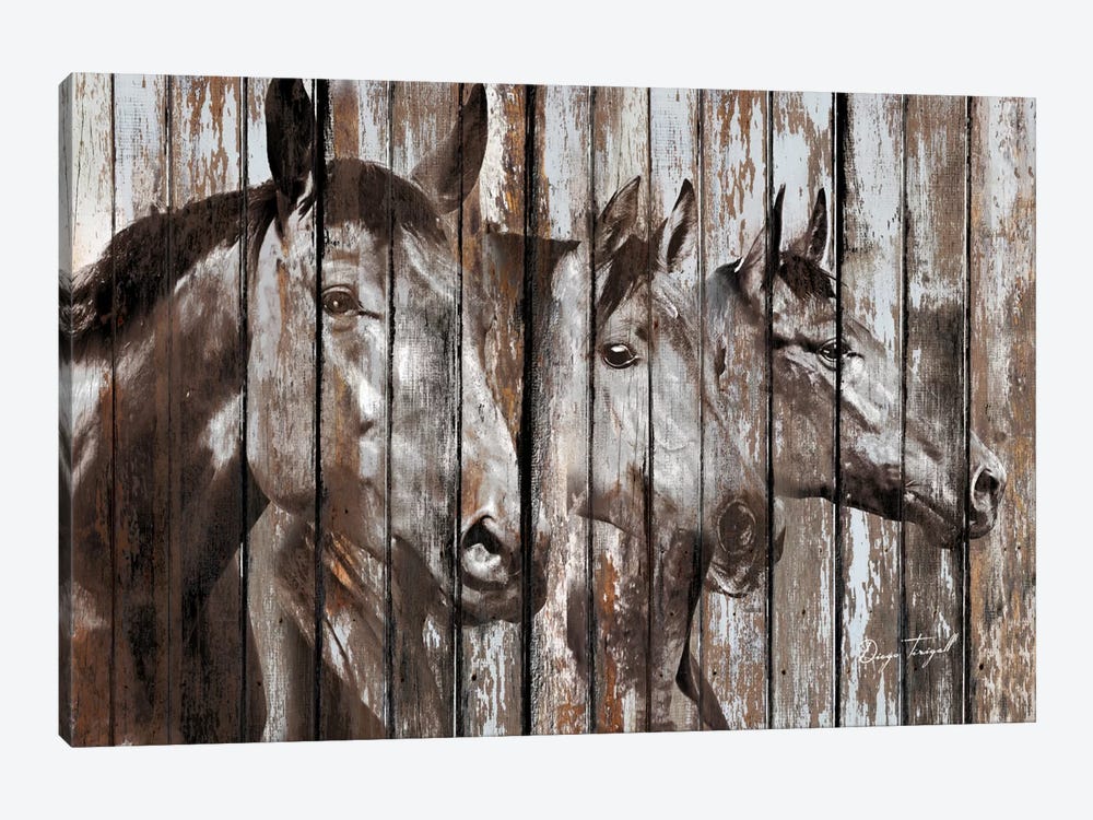 Three Horses by Diego Tirigall 1-piece Art Print