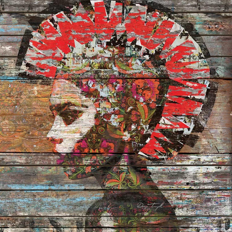 Wild Nature - Profile of Woman by Diego Tirigall wall art
