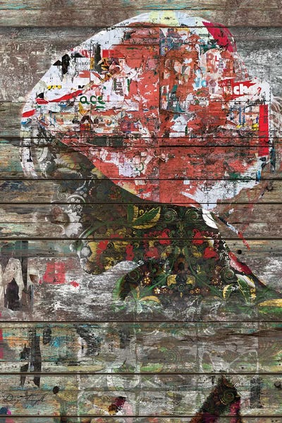 Hidden Nature - Profile Of Woman by Diego Tirigall acrylic art print