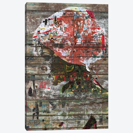 Hidden Nature - Profile Of Woman Canvas Print #MXS168} by Diego Tirigall Canvas Wall Art