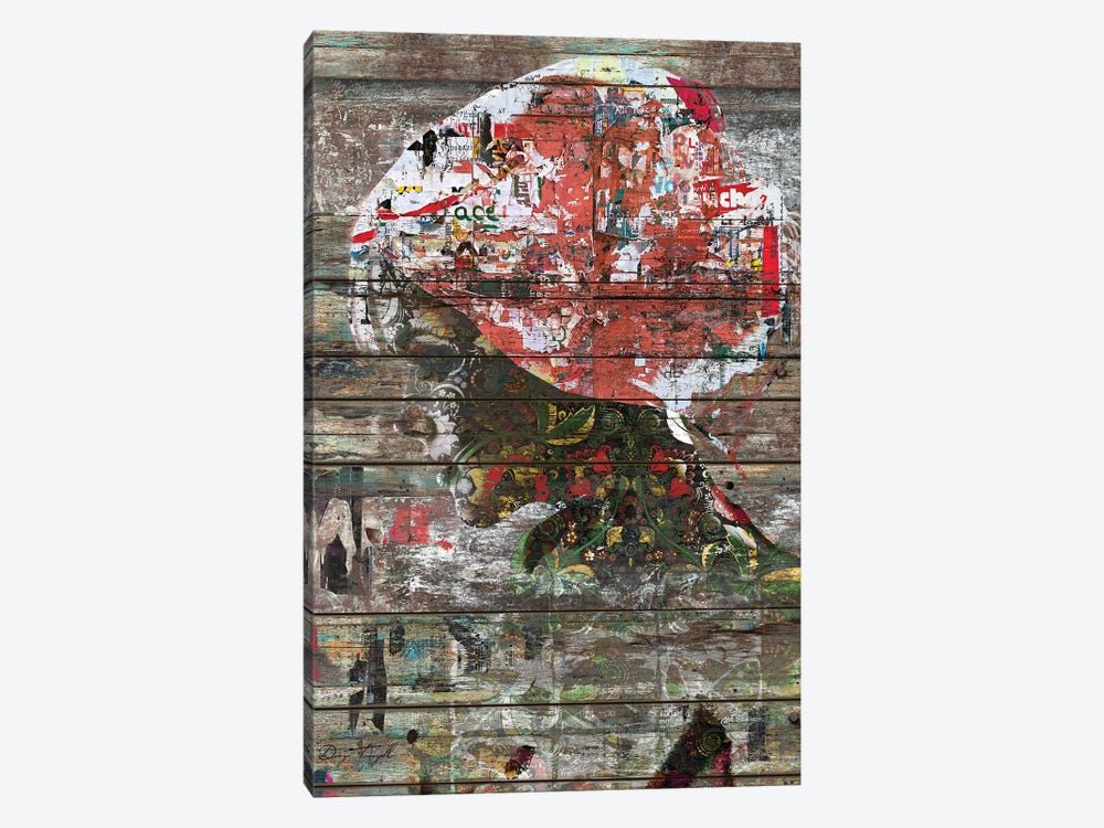 Hidden Nature - Profile Of Woman by Diego Tirigall 1-piece Canvas Art