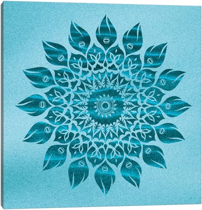 Deep Meditation Mandala Canvas Art Print - Geometric Art