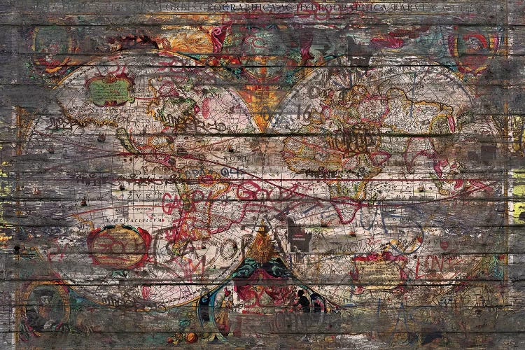 Old Map by Diego Tirigall wall art