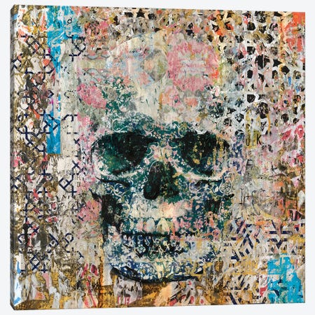 Old Skull Memories Canvas Print #MXS175} by Diego Tirigall Canvas Artwork