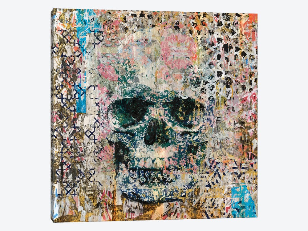 Old Skull Memories by Diego Tirigall 1-piece Canvas Artwork