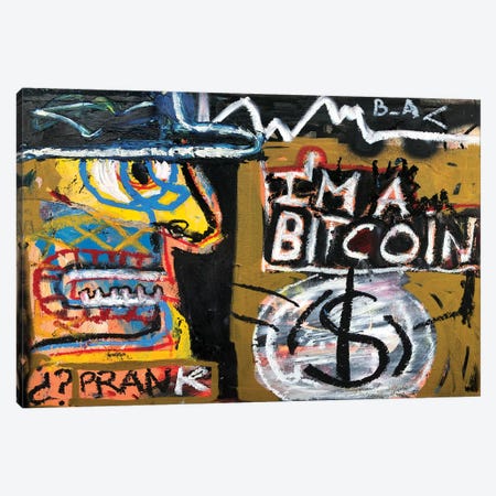 I'm a Bitcoin Canvas Print #MXS181} by Diego Tirigall Canvas Art
