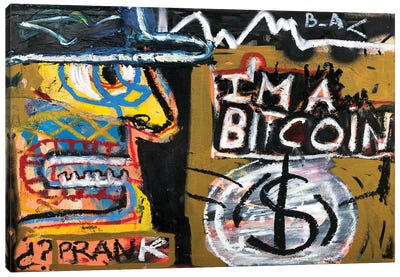 I'm a Bitcoin Canvas Art Print - Diego Tirigall