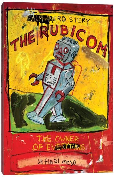 The Rubicom Canvas Art Print - Robot Art