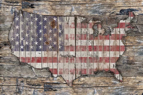 Diego Tirigall: USA Map Western North America by Diego Tirigall