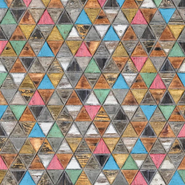Diego Tirigall: Geometric Rustic And Shabby Chic - Square by Diego Tirigall