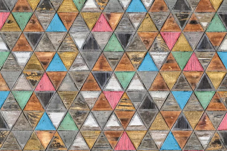 Geometric Rustic And Shabby Chic - Wide by Diego Tirigall wall art