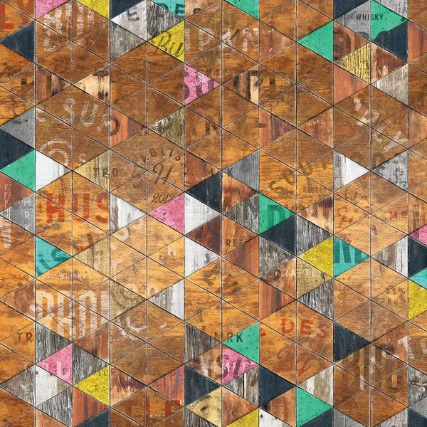 Diego Tirigall: Retro Sign Pattern - Square by Diego Tirigall
