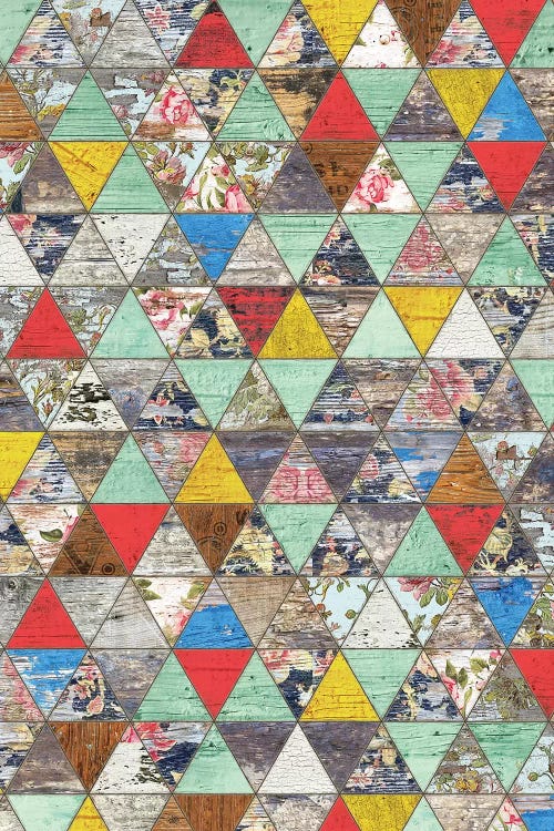 Rustic Geometry I - Height by Diego Tirigall canvas print