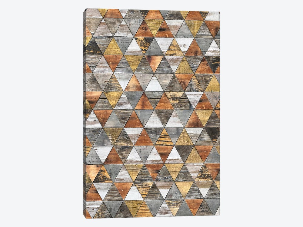 Rustic Geometry III - Height by Diego Tirigall 1-piece Canvas Artwork