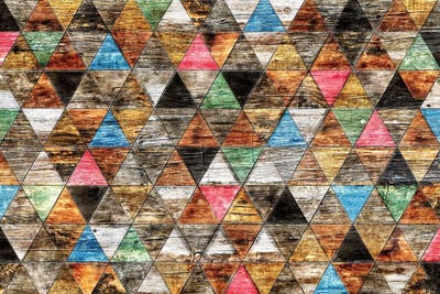 Shabby LCD Chic - Wide by Diego Tirigall acrylic art print