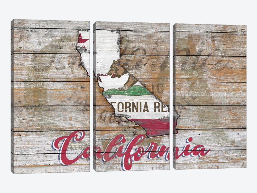 Rustic Morning In California State II by Diego Tirigall 3-piece Canvas Art