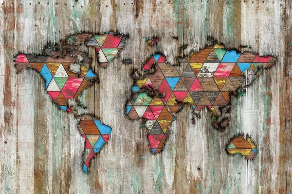 Globes: Rural World Map by Diego Tirigall