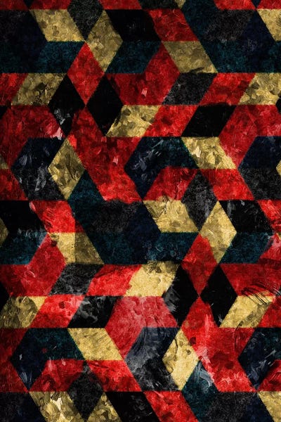 Abstract Berries Patter by Diego Tirigall acrylic art print