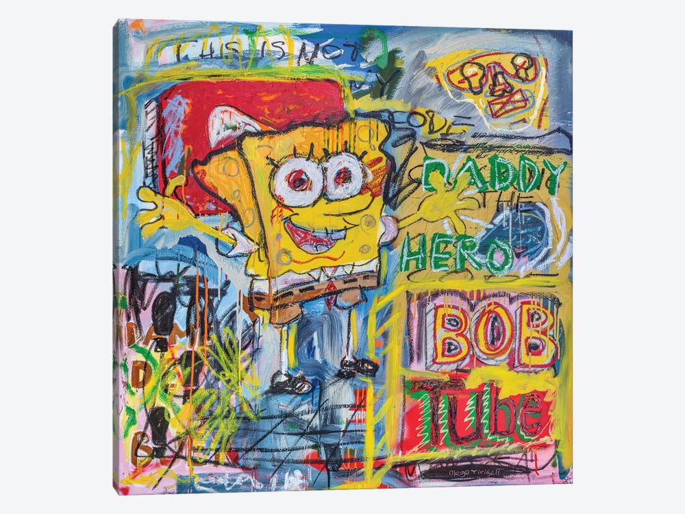 Sponge Bob by Diego Tirigall 1-piece Canvas Art Print