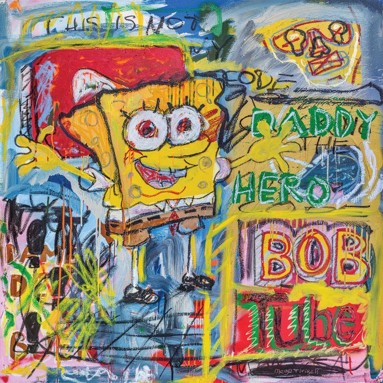 Sponge Bob by Diego Tirigall wall art