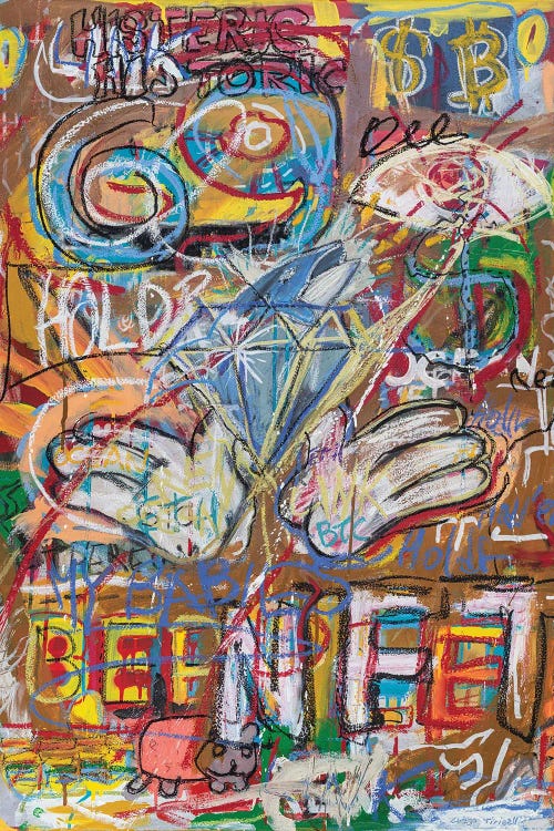 Diamond Hands by Diego Tirigall canvas print
