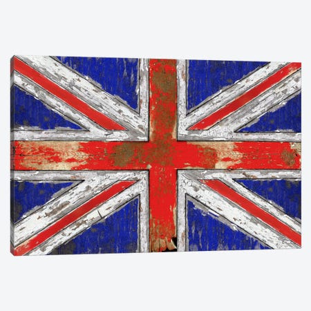 UK Vintage Wood Canvas Print #MXS31} by Diego Tirigall Canvas Wall Art