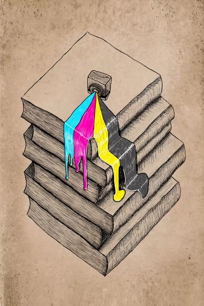 Bleeding Words #2 by Diego Tirigall acrylic art print