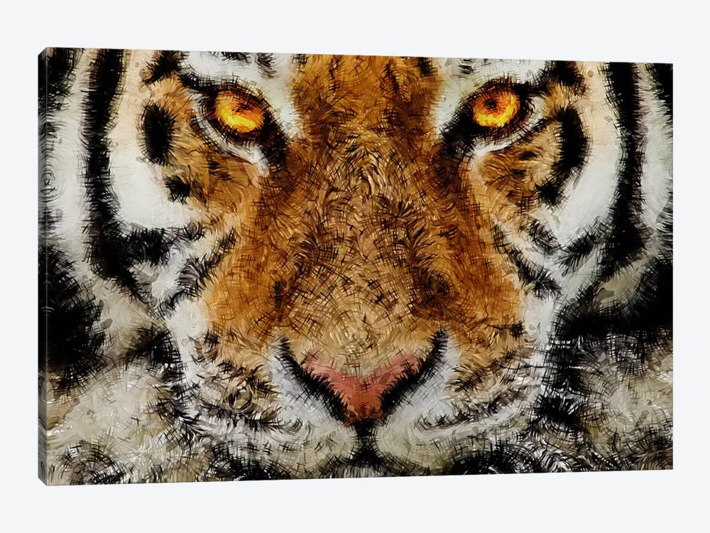 Animal Art - Tiger by Diego Tirigall 1-piece Canvas Wall Art