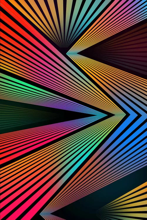 Crazy Ranibow by Diego Tirigall wall art
