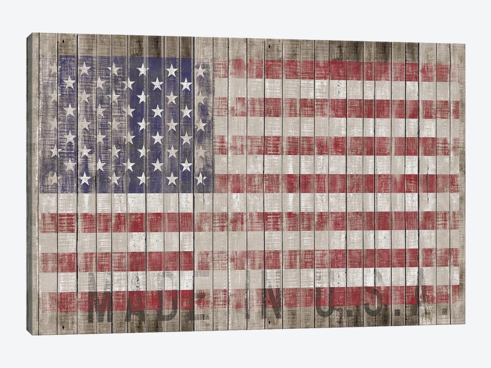 American Flag I by Diego Tirigall 1-piece Canvas Art Print