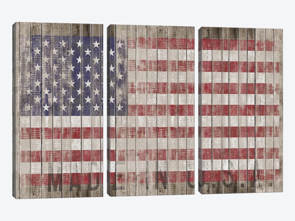 American Flag I by Diego Tirigall 3-piece Art Print