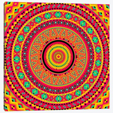 Indian Mandala Canvas Print #MXS83} by Diego Tirigall Art Print