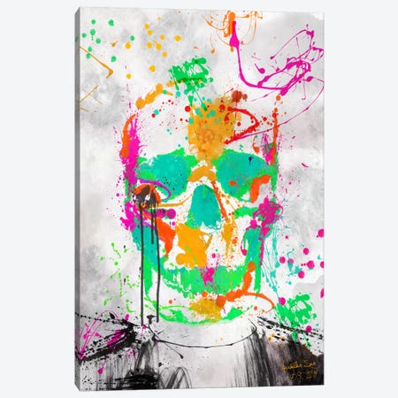 Dead Color Skull #2 Canvas Print #MXS91} by Diego Tirigall Canvas Artwork