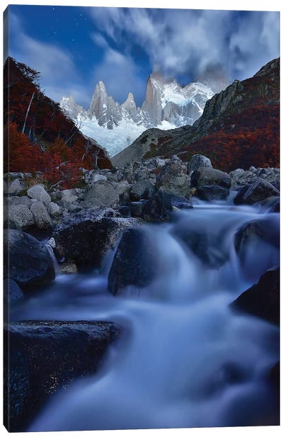 A Night In Patagonia Canvas Art Print