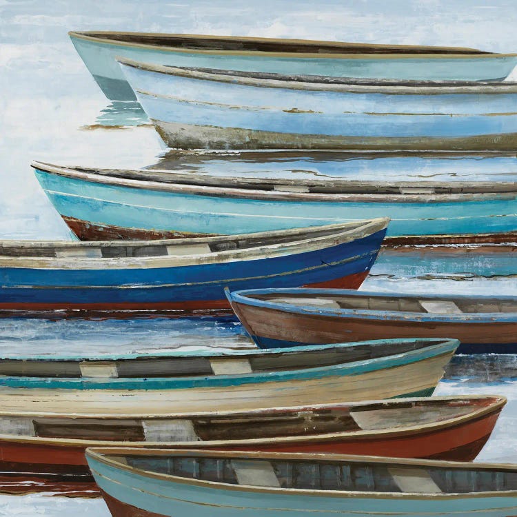 Anchored Boats